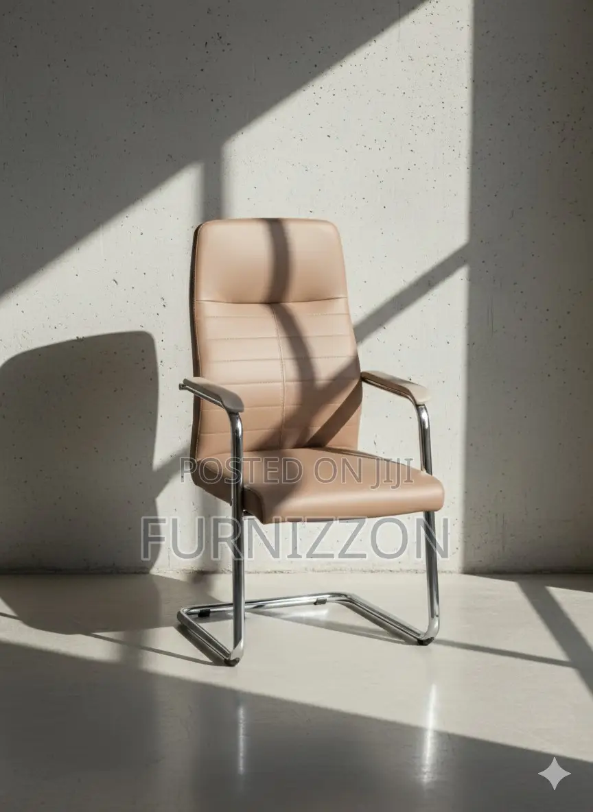 Quality PVC Sled Base Chair for Reception Use