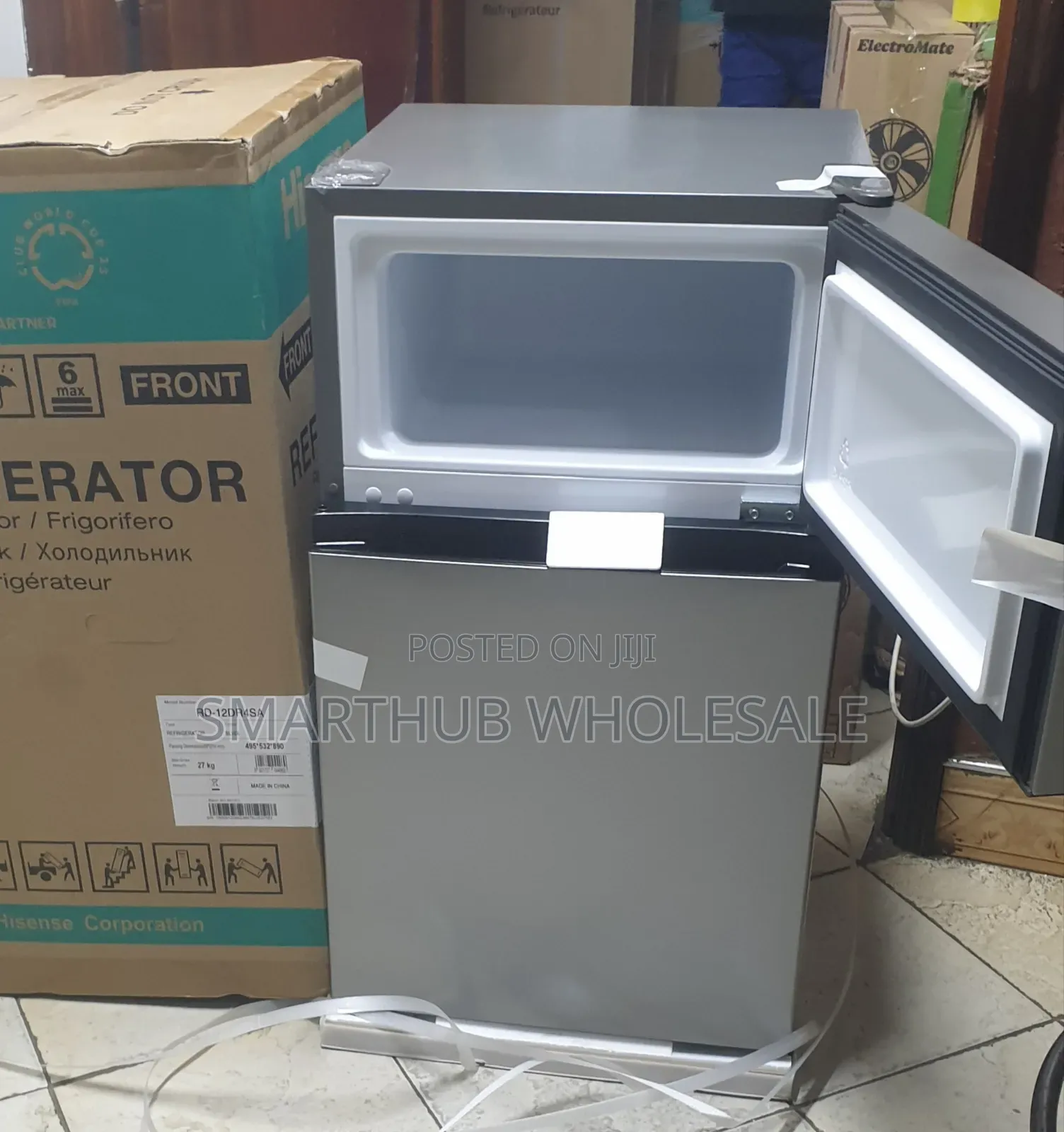 Double Door-- Hisense Double Door Fridge 91l – Ref091dr