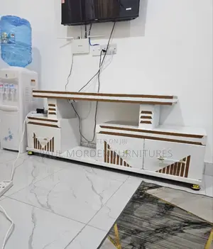 Home Furniture :White Gold Modern Tv Stands