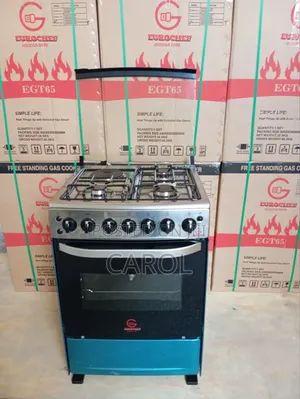 60*65 Eurochef Free Standing 3 Gas Burner +1 Electric Cooker