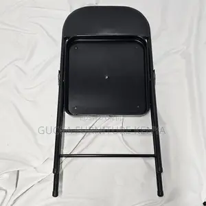 Black Foldable Home Office Study Desk Chair