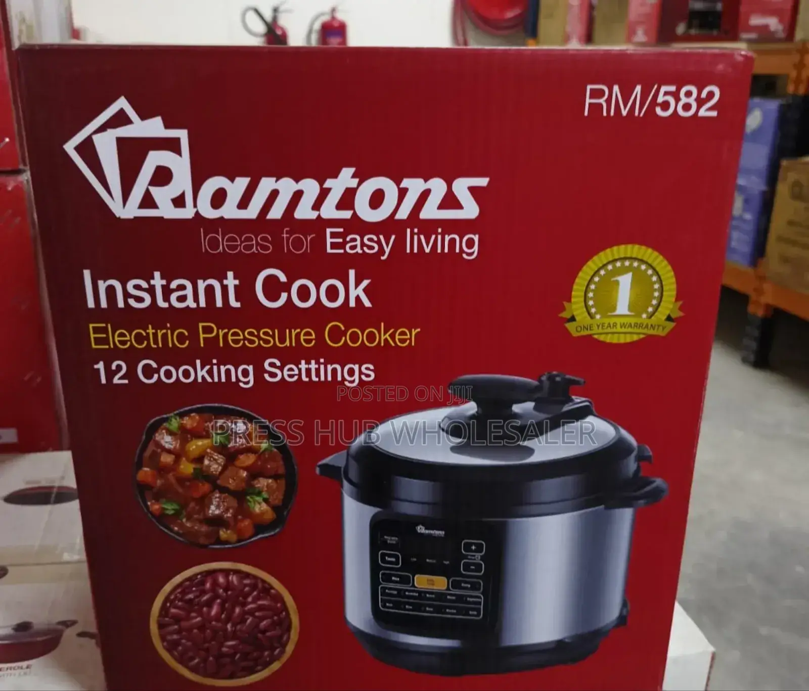Ramtons Instant Cook Electric Pressure Cooker