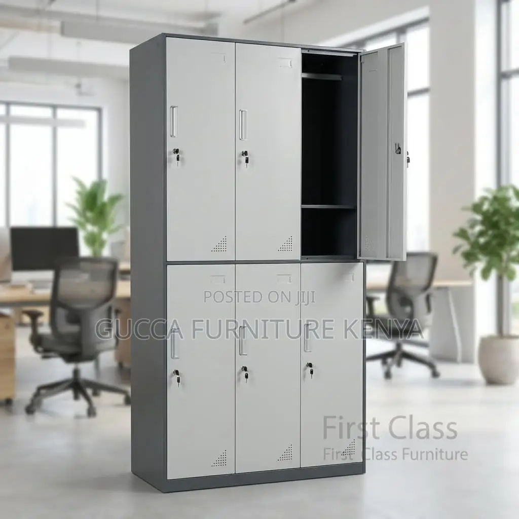 9-locker Metallic Home Office Storage Cabinet