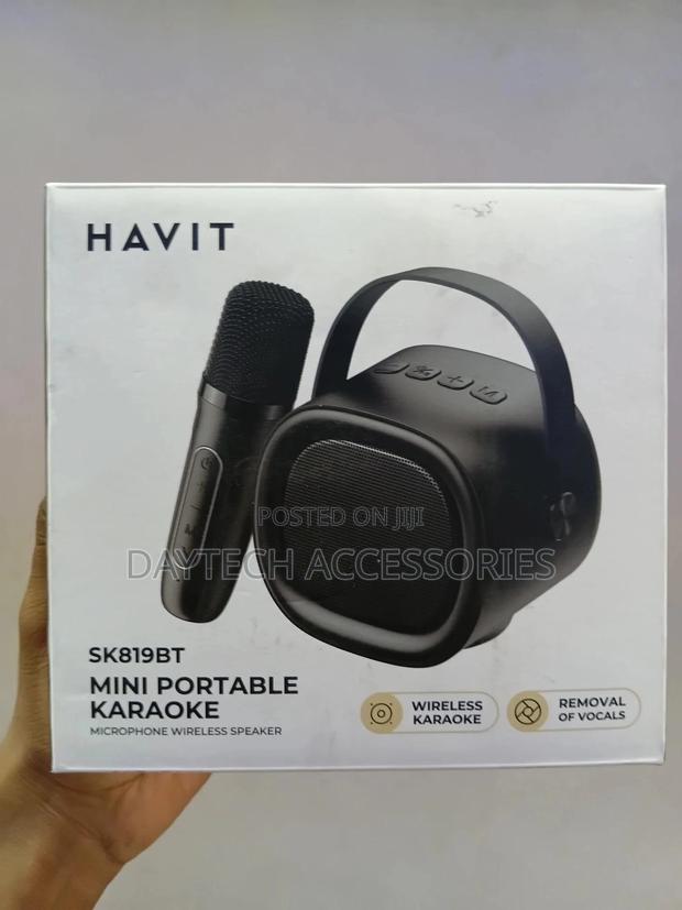 Havit Sk819bt Mini Portable Karaoke Bluetooth Speaker - thumbnail 2