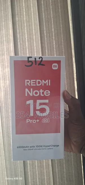 New Xiaomi Redmi Note 15 Pro+ 512 GB Black