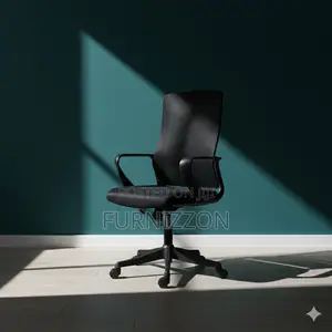 Black Mid Back Mesh Swivel Ergonomic Chair