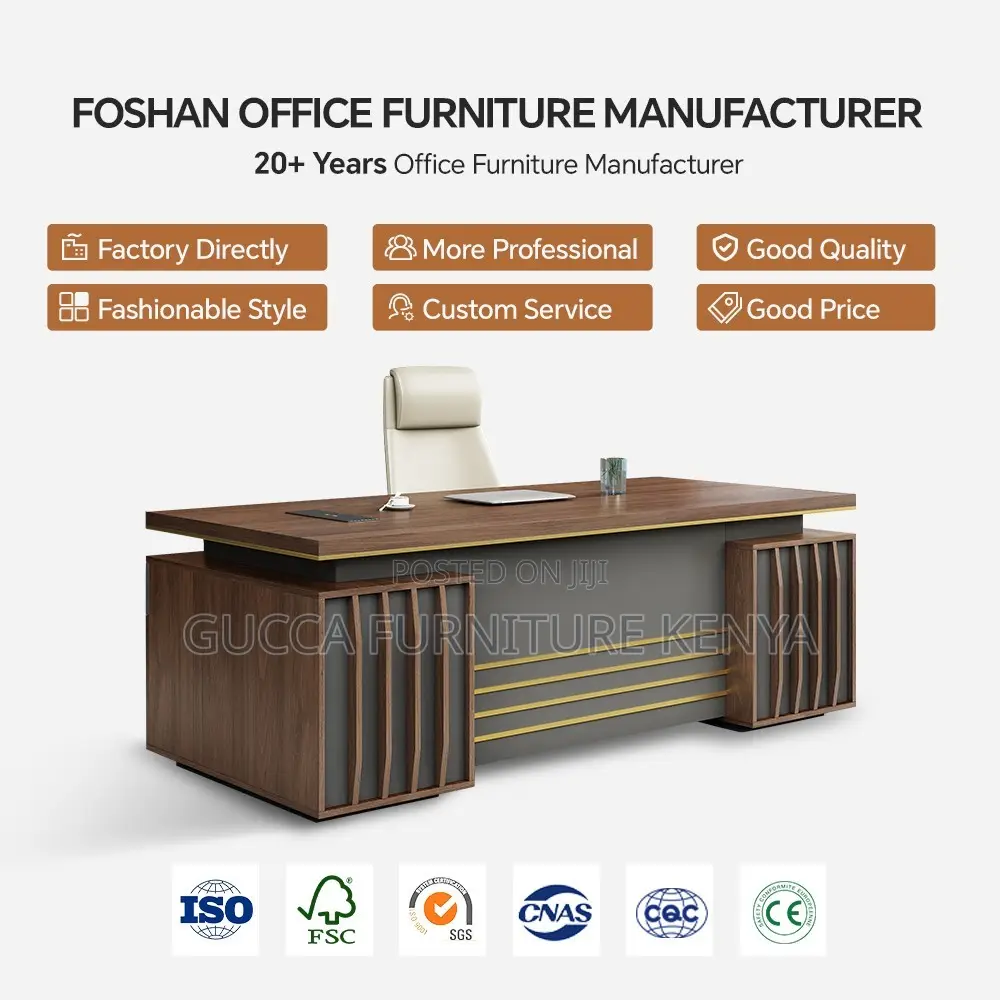 1.4 Meters Executive Office Desk With Drawers