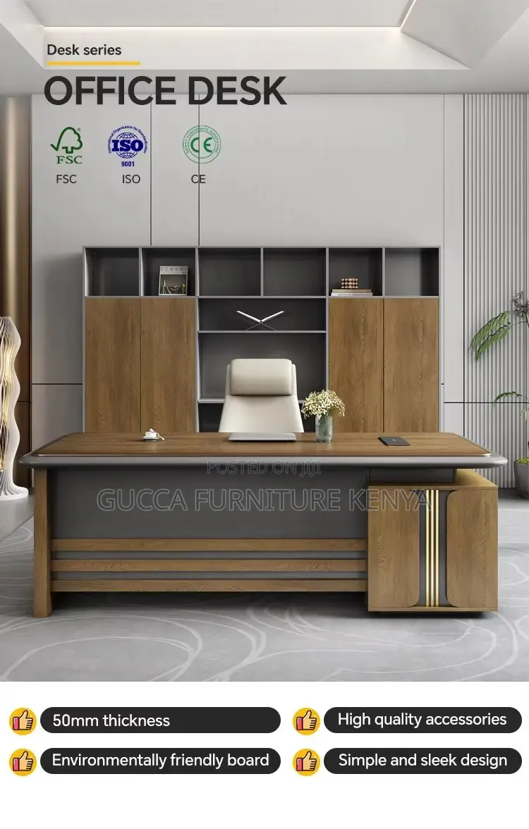 1.4 Meters Executive Office Desk With Drawers