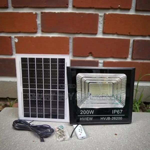 High Brightness 200w Ip67 Waterproof Rating Led Solar Flood Light