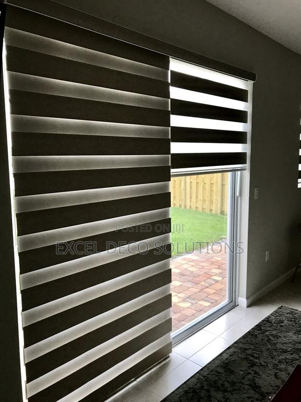 Zebra Roller Blinds – Modern Interior Finish
