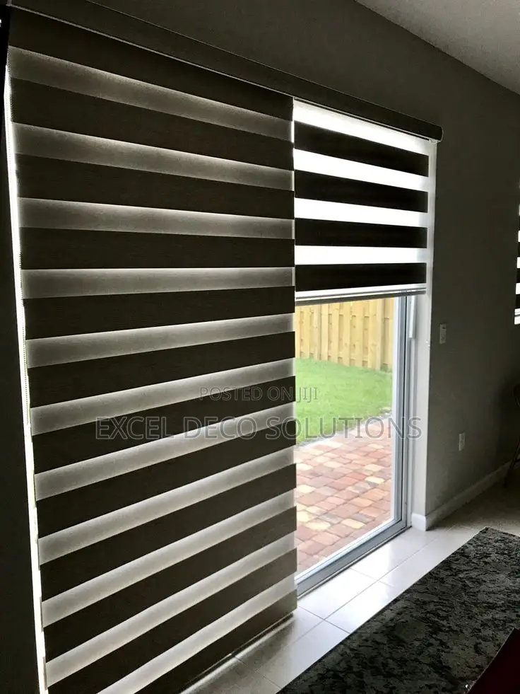 Zebra Roller Blinds – Modern Interior Finish