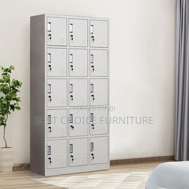 Office Cabinets; Heavy-Duty 15-Compartment Metallic Office Storage - thumbnail 9