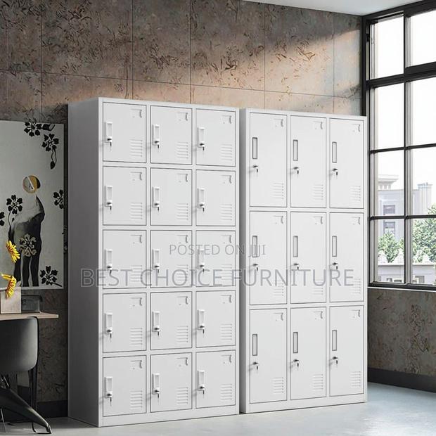 Office Cabinets; Heavy-Duty 15-Compartment Metallic Office Storage - thumbnail 13