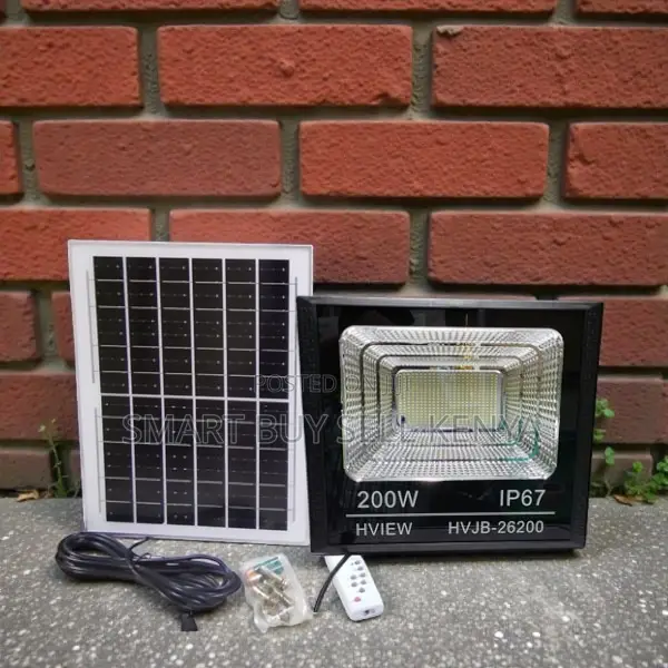 Energy Saving 200w Ip67 Waterproof Rating Led Solar Flood Light
