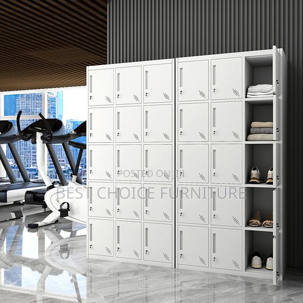 Office Cabinets; Heavy-Duty 15-Compartment Metallic Office Storage - thumbnail 16