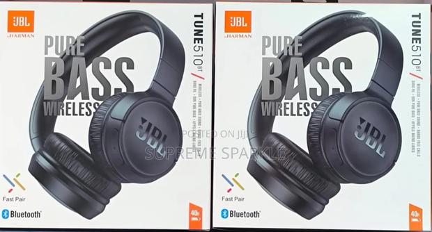 JBL Tune 510bt Wireless on-Ear Headphones