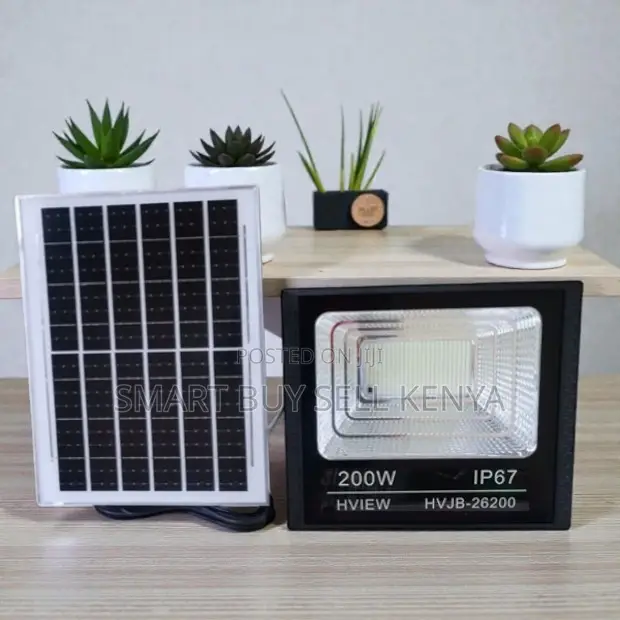 Inbuilt Battery 200w Ip67 Waterproof Rating Led Solar Flood Light
