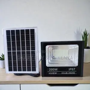Large Battery 200w Ip67 Waterproof Rating Led Solar Flood Light