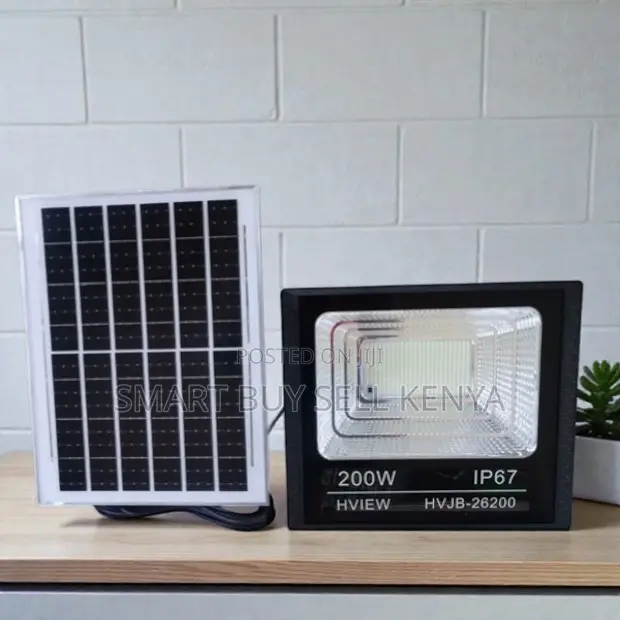 Light Control 200w Ip67 Waterproof Rating Led Solar Flood Light
