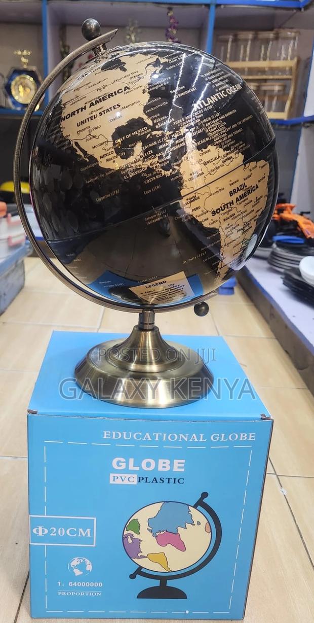 Decorative Globe Decor With World Map - thumbnail 2
