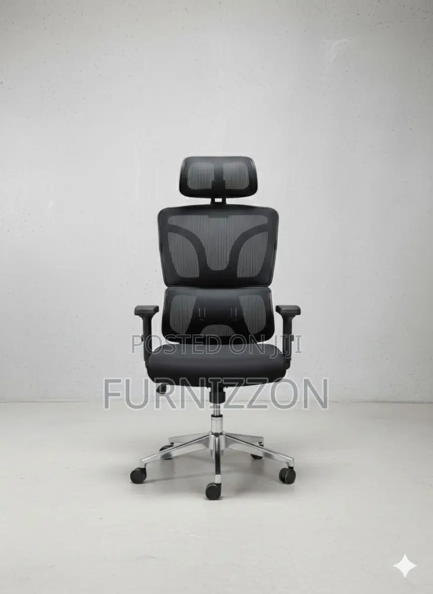 Modern Full Mesh Swivel Chair With Headrest