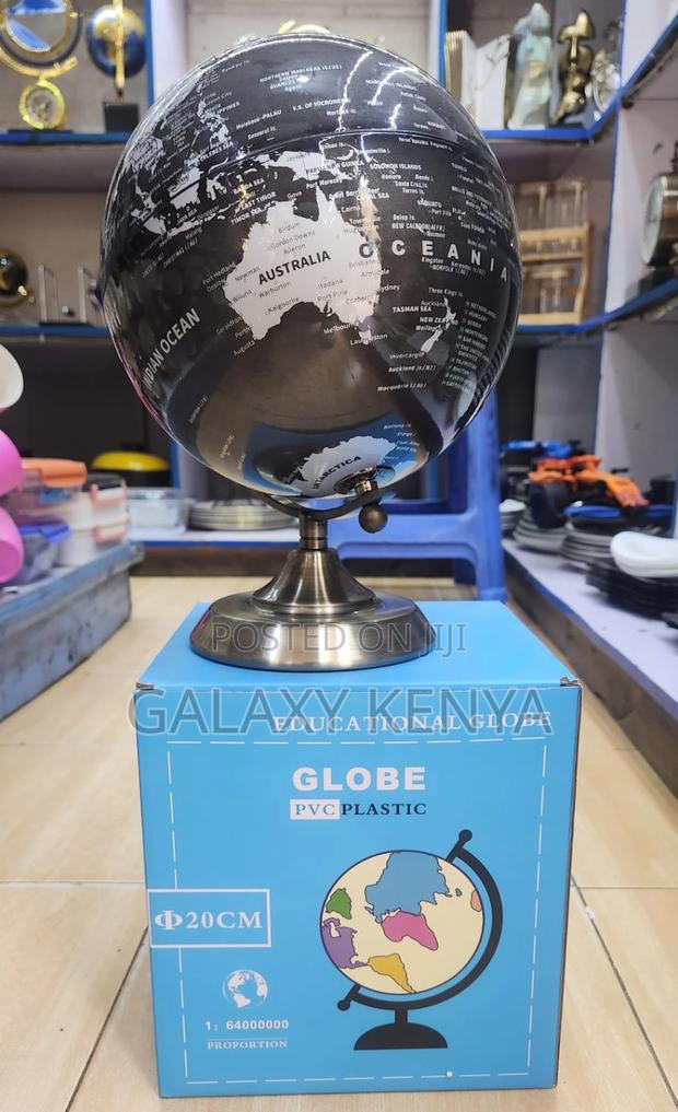 Decorative Globe Decor With World Map - thumbnail 2