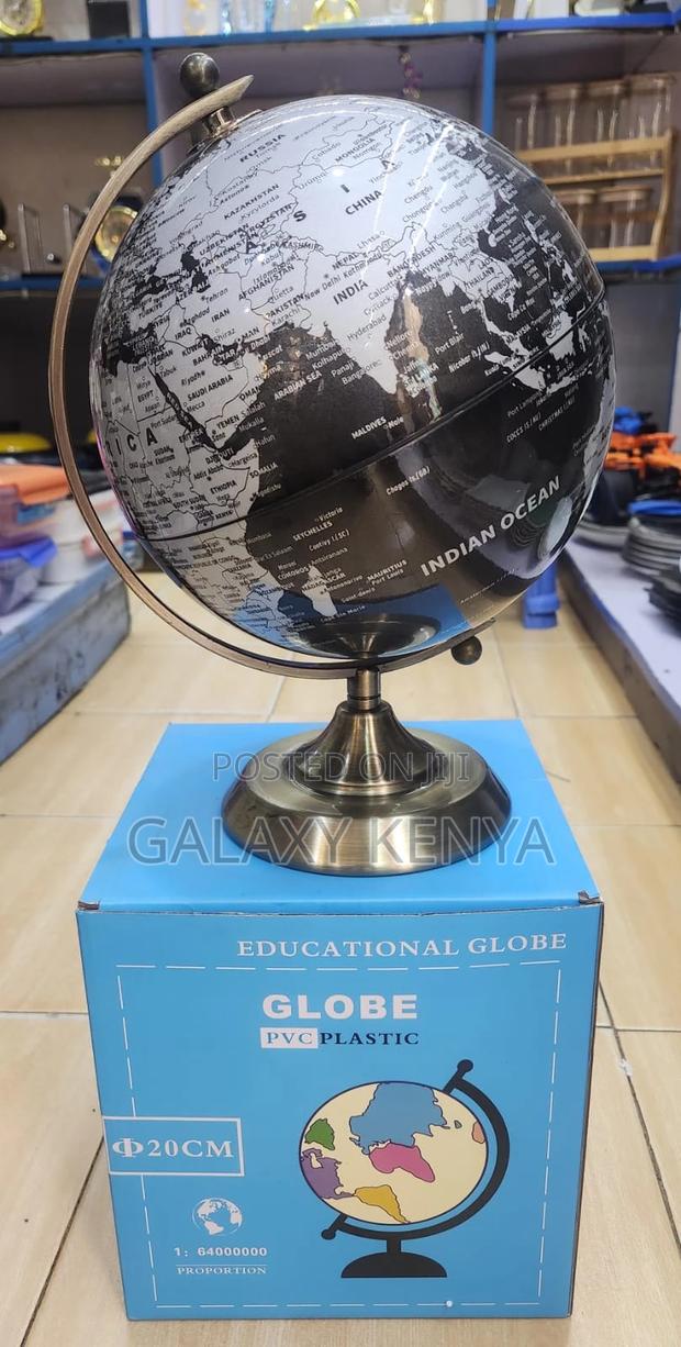 Decorative Globe Decor With World Map - thumbnail 3