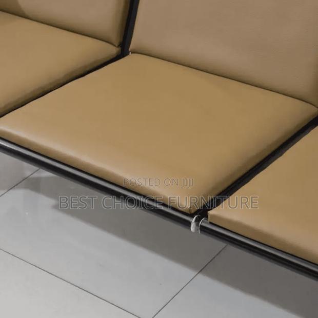 Office Sofa Sets; Stylish Brown 5-Seater Office Sofa for Workspaces - thumbnail 9