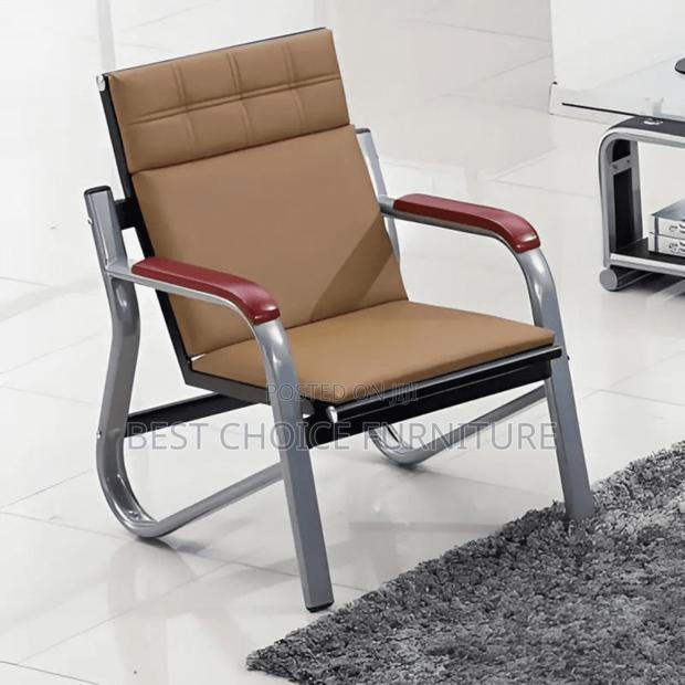 Office Sofa Sets; Stylish Brown 5-Seater Office Sofa for Workspaces - thumbnail 12