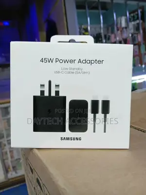 Samsung 45w Pd Power Adapter With a Included 1.8m Usb-C Cable.