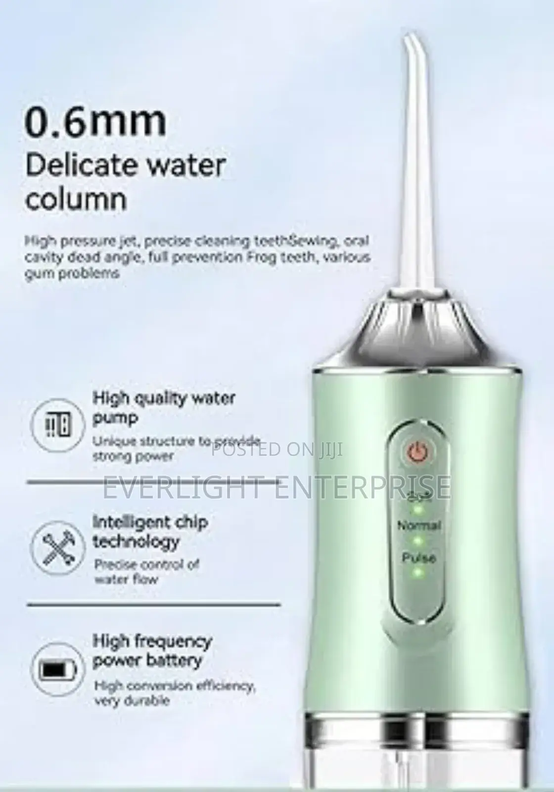 Rechargeable Portable Oral Irrigator With 4 Nozzles