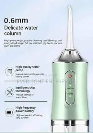 Rechargeable Portable Oral Irrigator With 4 Nozzles