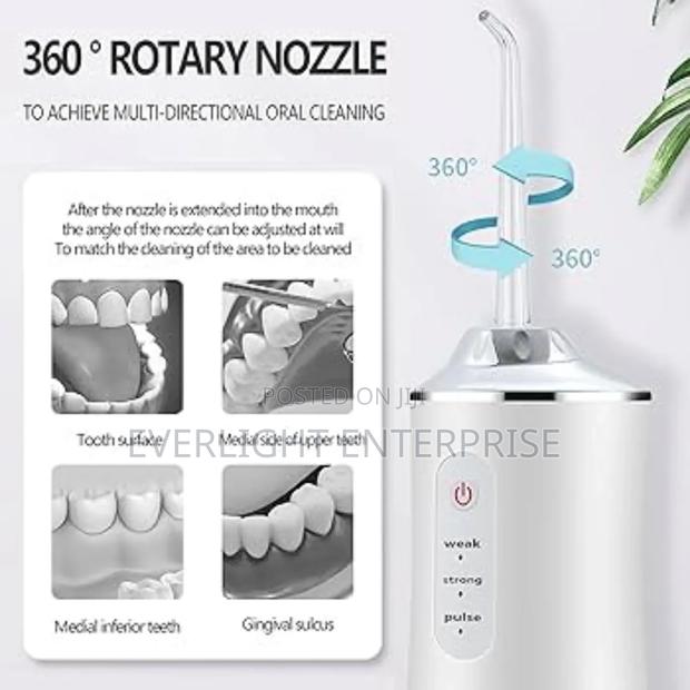 Rechargeable Portable Oral Irrigator With 4 Nozzles - thumbnail 2