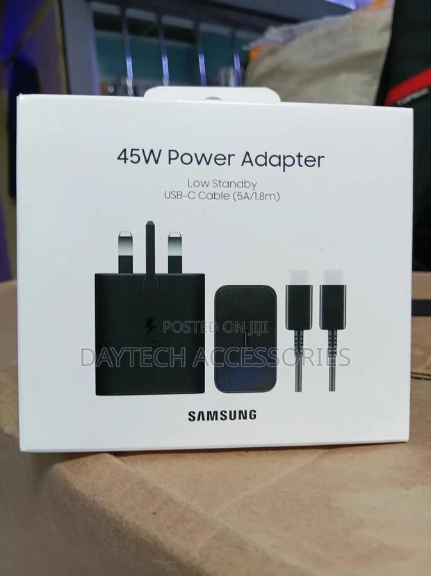 Samsung Original (45w) Pd Power Adapter With C to C Cable(5a/1.8m) - thumbnail 2