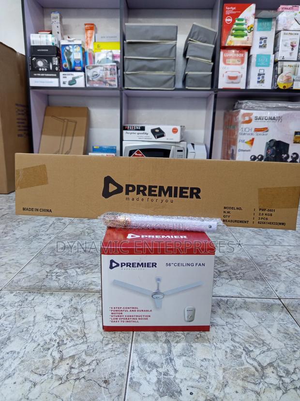 Premier 56" Ceiling Fan - 3 Heavy Duty Blades