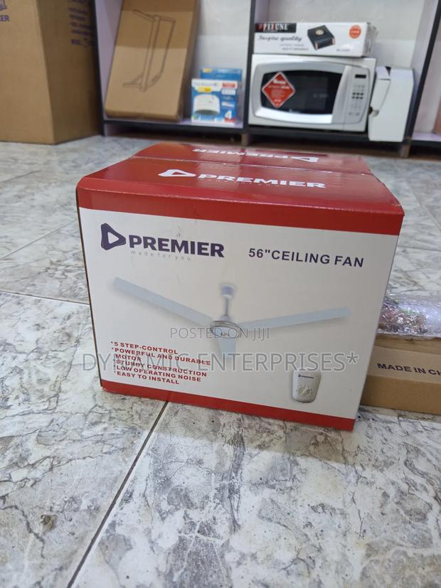 Premier 56" Ceiling Fan - 3 Heavy Duty Blades - thumbnail 3
