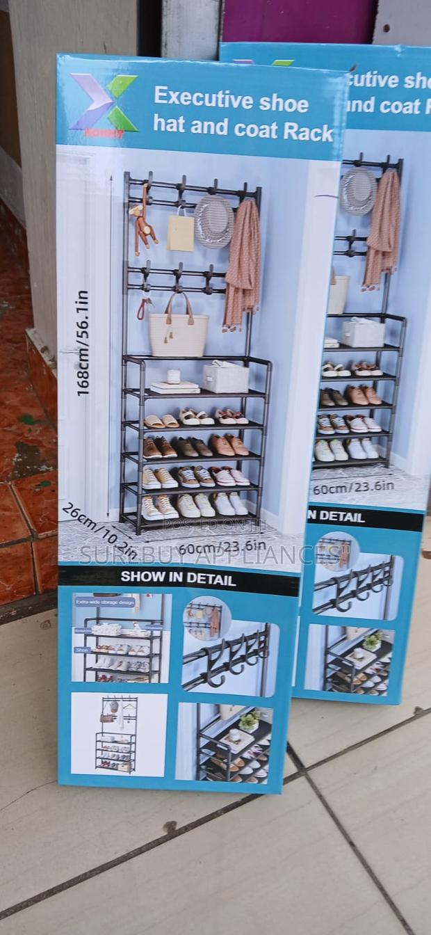 . Durable 5-Tier Shoe Rack Shelf for Home