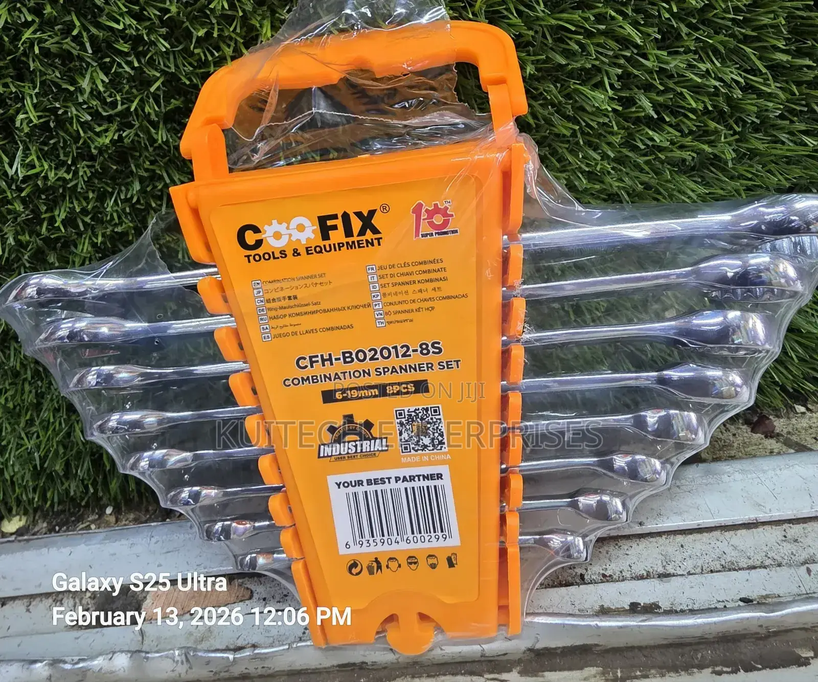 8pcs Combination Spanner Set