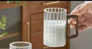 Available 350ml Unique Elegant Glass Mugs.