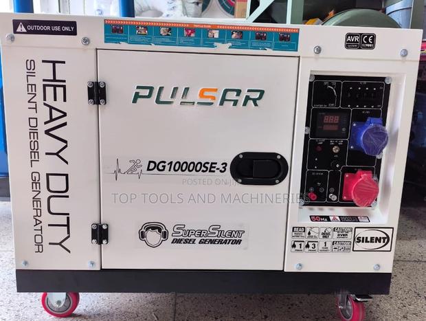 Dg10000se-3 (Dual Phase) 10 Kva Pulsar Silent Diesel Generator + Ats