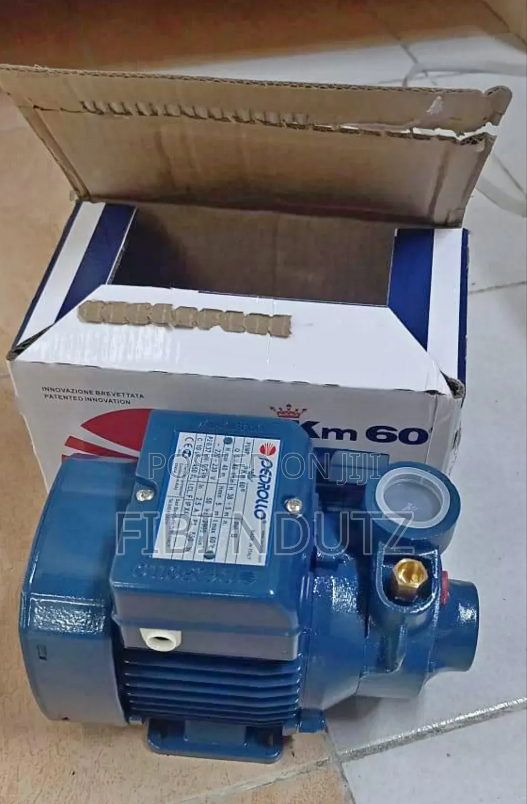 0.5hp Pedrollo Water Pump/Pedrollo Water Pump Pkm60