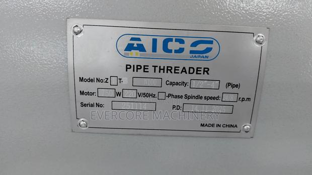 Heavy Duty 1⁄2inch to 4inch Pipe Threader Machine Electric Powered. - thumbnail 3