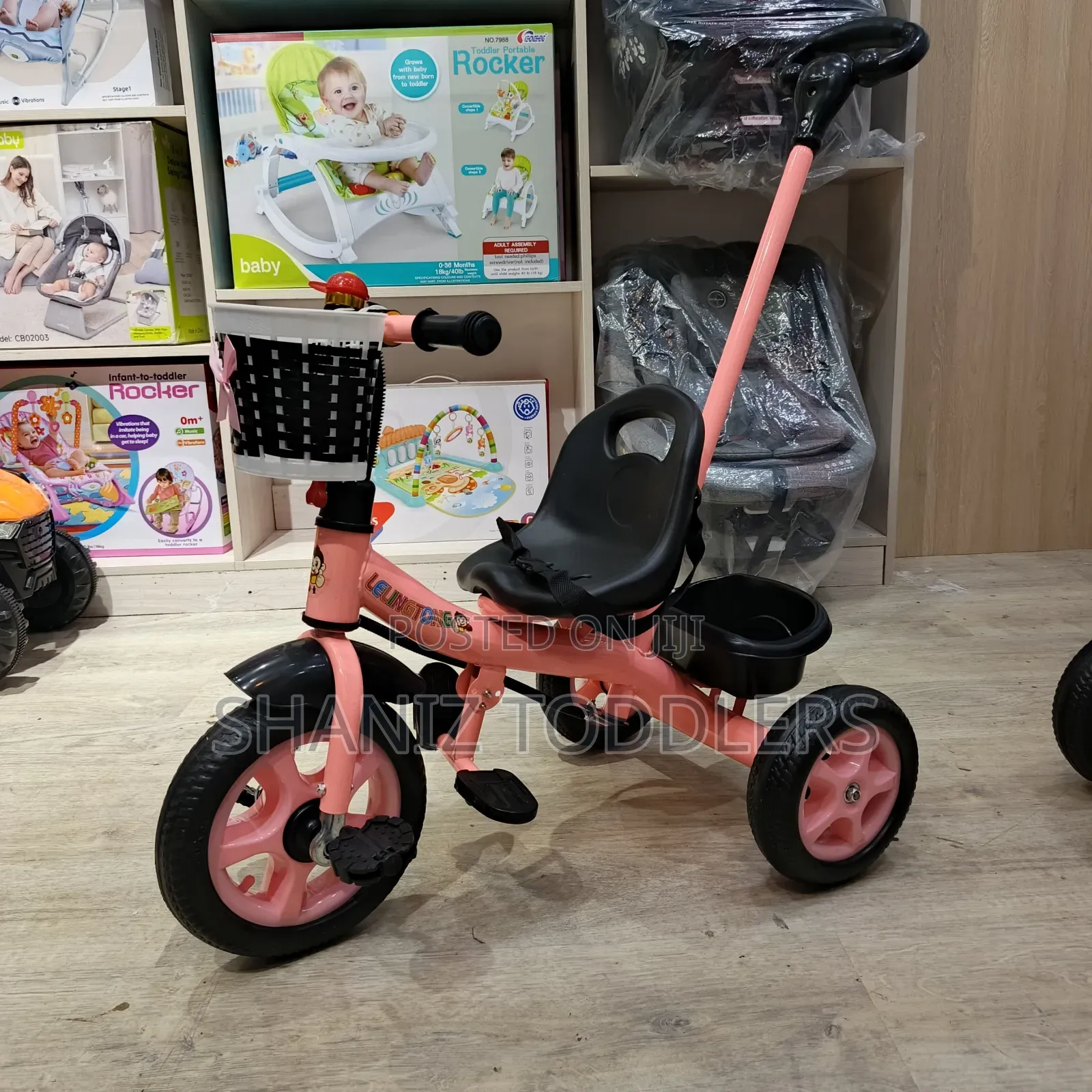 Toddler Push Tricycle (For 1-4yrs )