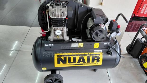 Nuair 100l Italian Air Compressor Machine. - thumbnail 4
