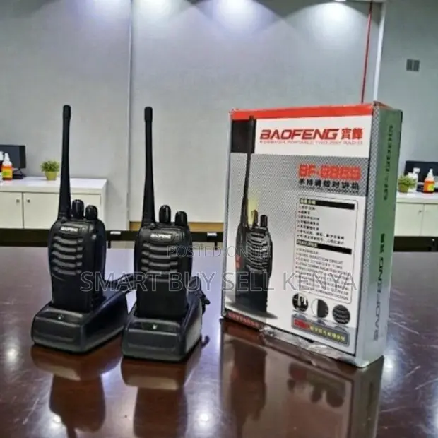 Baofeng Bf888s Rechargeable Long Range Portable Security Walkie Talkie