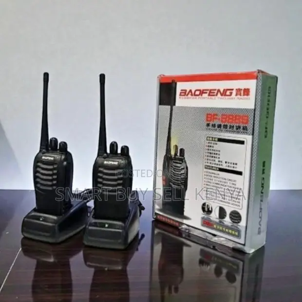 Baofeng Bf-888s Professional Walkie Talkie 16ch Long Range Coverage