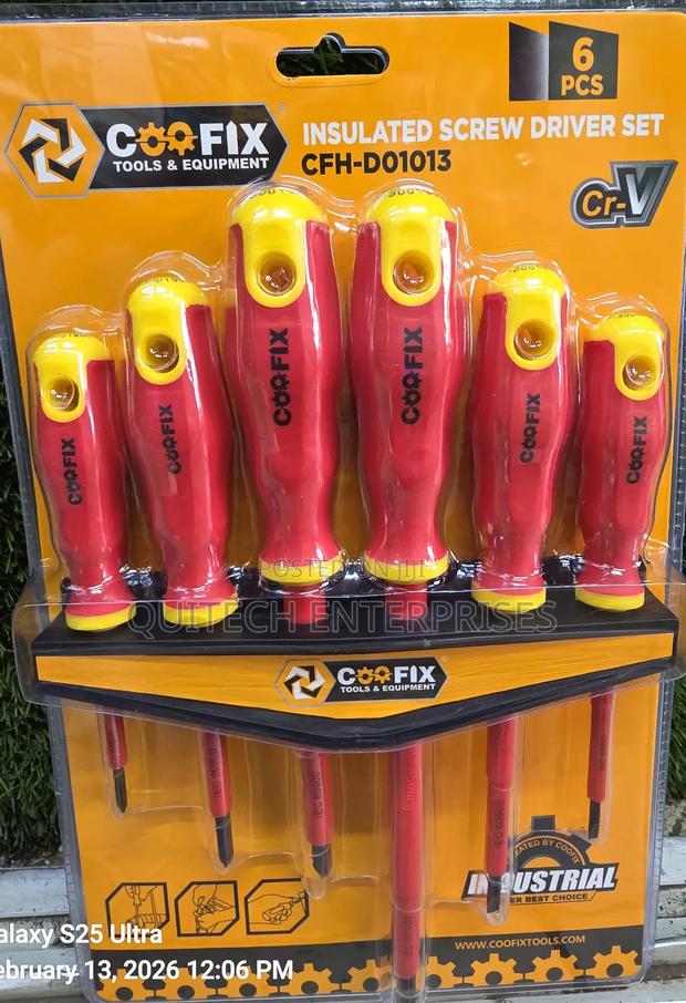 Industrial 6pcs Insulated Screw Driver Set - main view