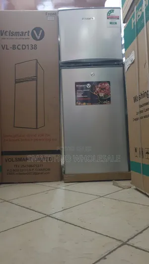 Volsmart 138l Double Door Fridge – Compact, Energy-Efficient Cooling