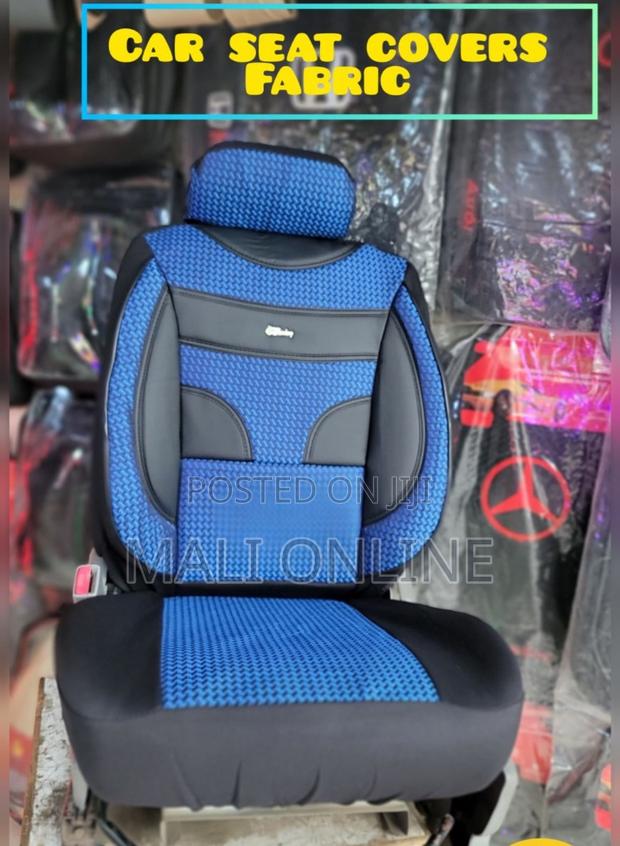 Universal Car Seat Cover Set Leather Fabric Cushioned Seat Protectors