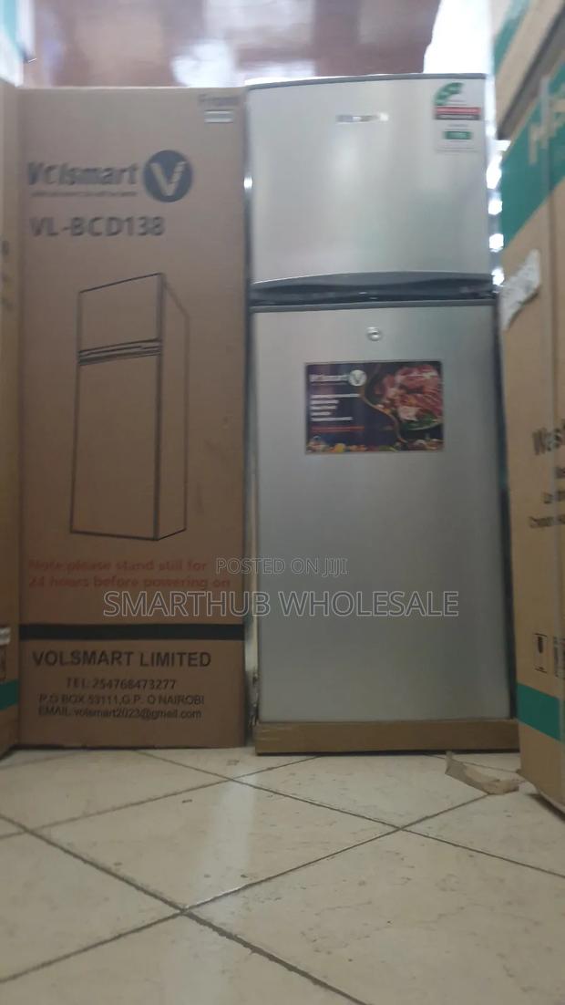 Volsmart- 138l Volsmart Mini Double Door Direct Cool Fridge